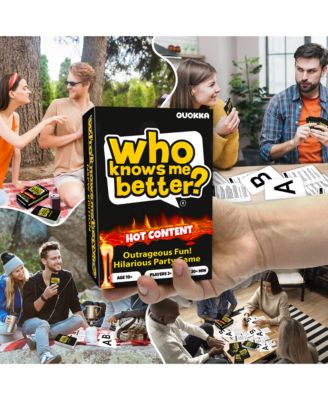 Who Knows Me Better? - Teens & Family Card Trivia Game | Fun Learning & Educational Questions for Teens & Families