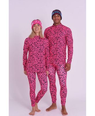 Men's Baselayer Pant - Hotel California Pink Leopard
