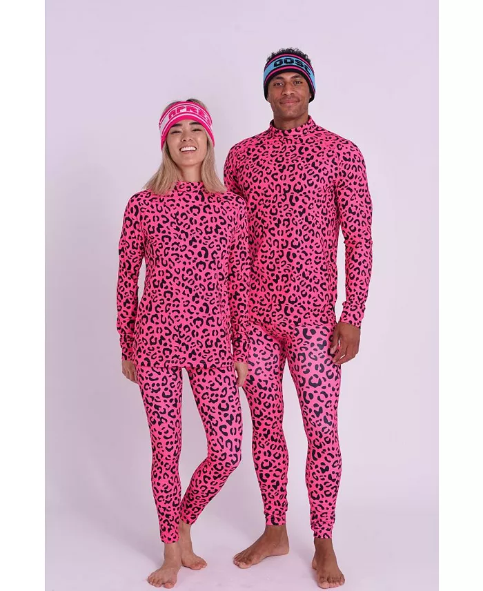Men's Baselayer Pant - Hotel California Pink Leopard - thumbnail 4