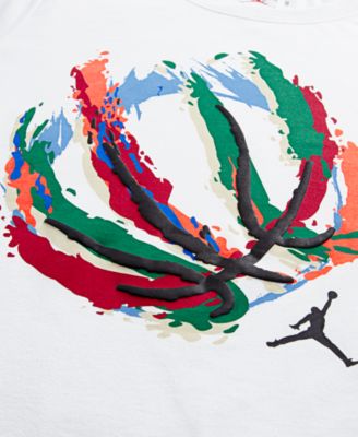 Big Boys Basketball Fire Short Sleeve T-Shirt