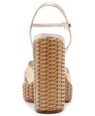 Women's Keefa High Straw Round Toe Sandals