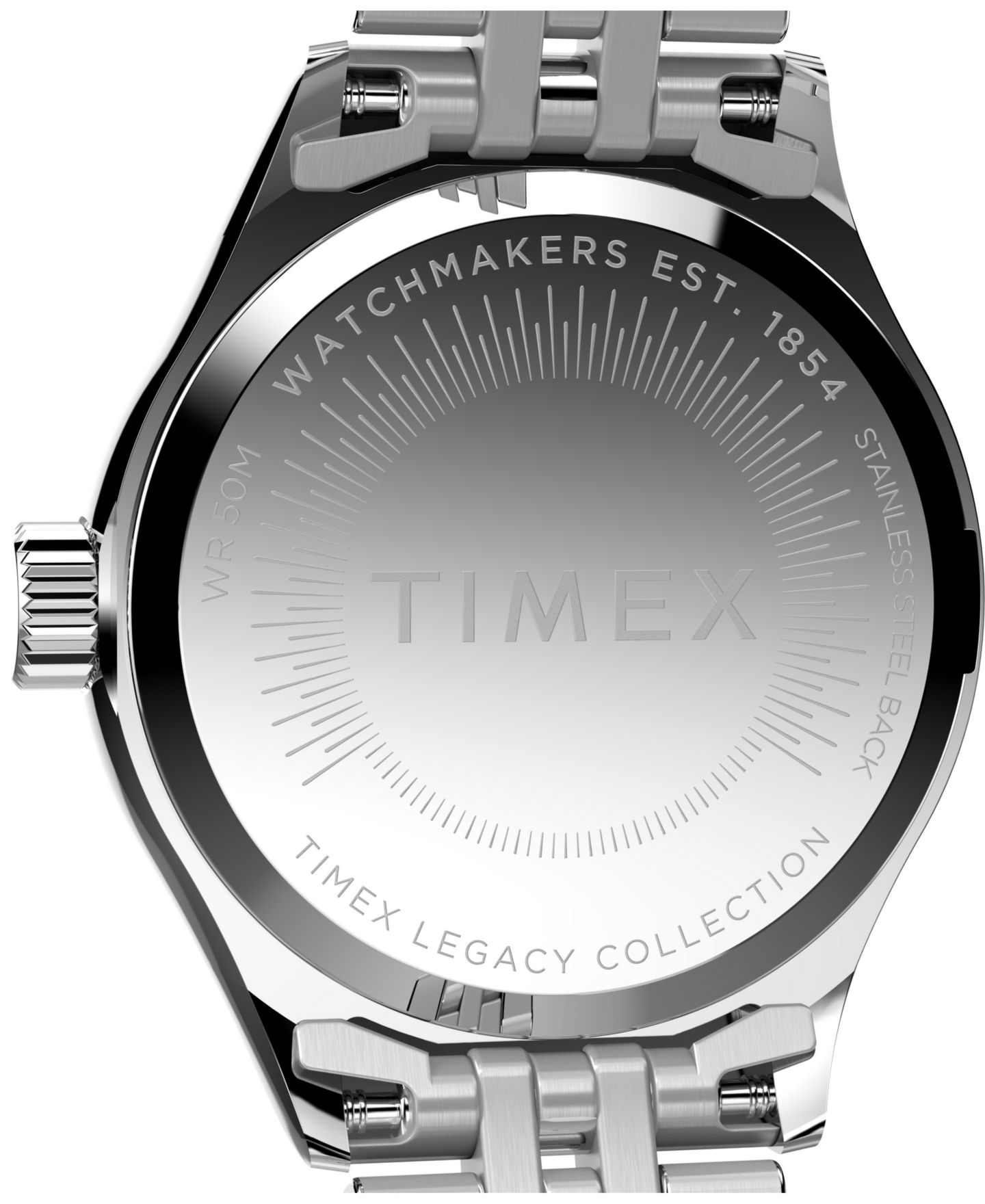Женские часы Timex Quartz Analog Silver-Tone Stainless Steel Watch, 25mm — фото 5
