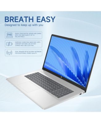 Essential 17.3" Premium Traditional Laptop Intel Core 7 150U 8GB RAM Intel Integrated Graphics 512GB SSD Storage Windows 11 Home FHD 60Hz - Silver