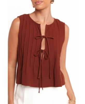 Women's Nika Pleated Top