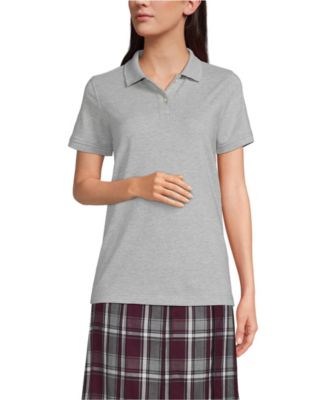 Women's Short Sleeve Mesh Polo Shirt