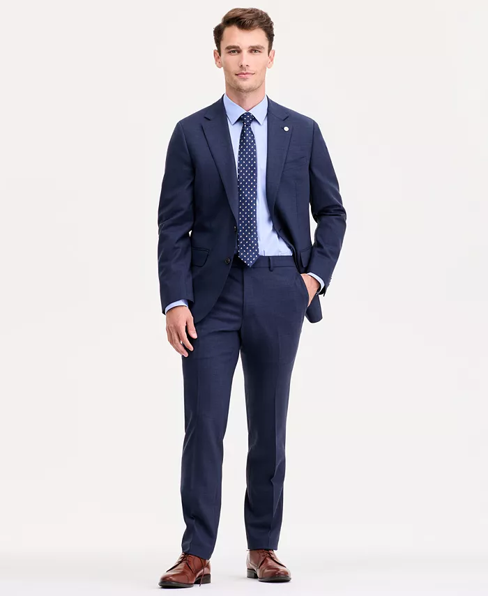 Men's Modern-Fit Wool-Blend Suit Separate Jacket - thumbnail 9