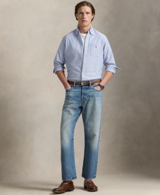 Men's Classic-Fit Striped Oxford Shirt