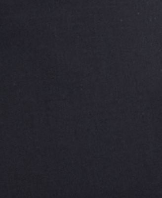 Men's Modern-Fit Stretch Black Solid Wool-Blend Suit Separate Pants