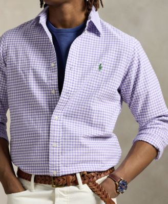 Men's Classic-Fit Gingham Oxford Shirt
