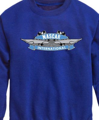 Big Boys Logo Graphic Crew Fleece Sweatshirt