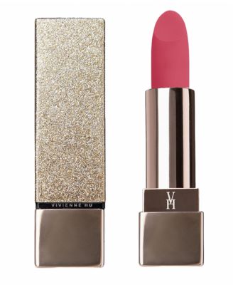 Vivienne Hu Goldsand Long Lasting Creamy Satin and Soft Matte Lipstick, 0.15 oz - 903 Jazzy Plum