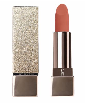 Vivienne Hu Goldsand Long Lasting Creamy Satin and Soft Matte Lipstick, 0.15 oz - 902 Enchanted