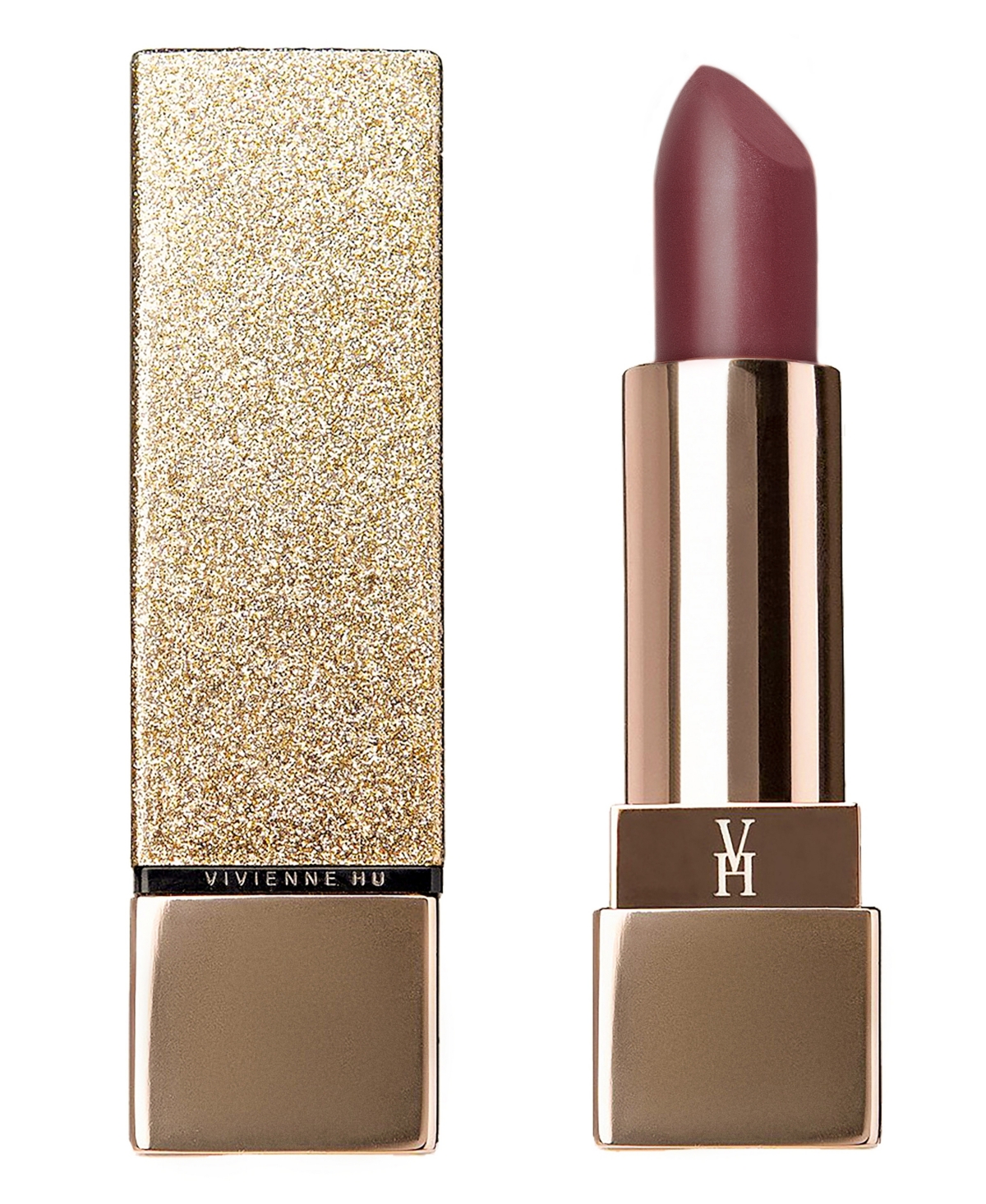 Vivienne Hu Goldsand Shine Lipstick, 0.15 oz In 704 Mocha Glow