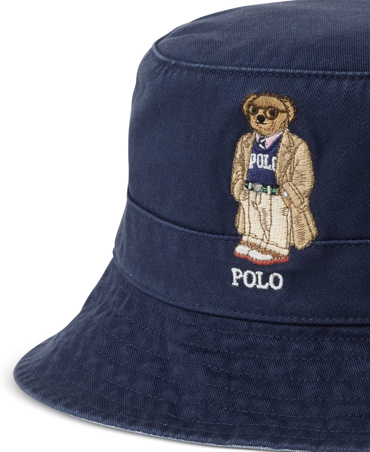 Polo Ralph Lauren Classic Twill Novelty Bear Loft Bucket Hat