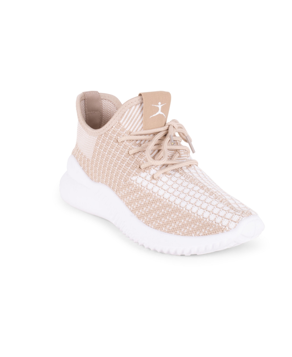 Danskin Women's Ecstatic Lace-up Sneakers In Natural White