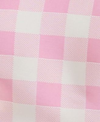 Juniors' Checkered Fit & Flare Midi Dress