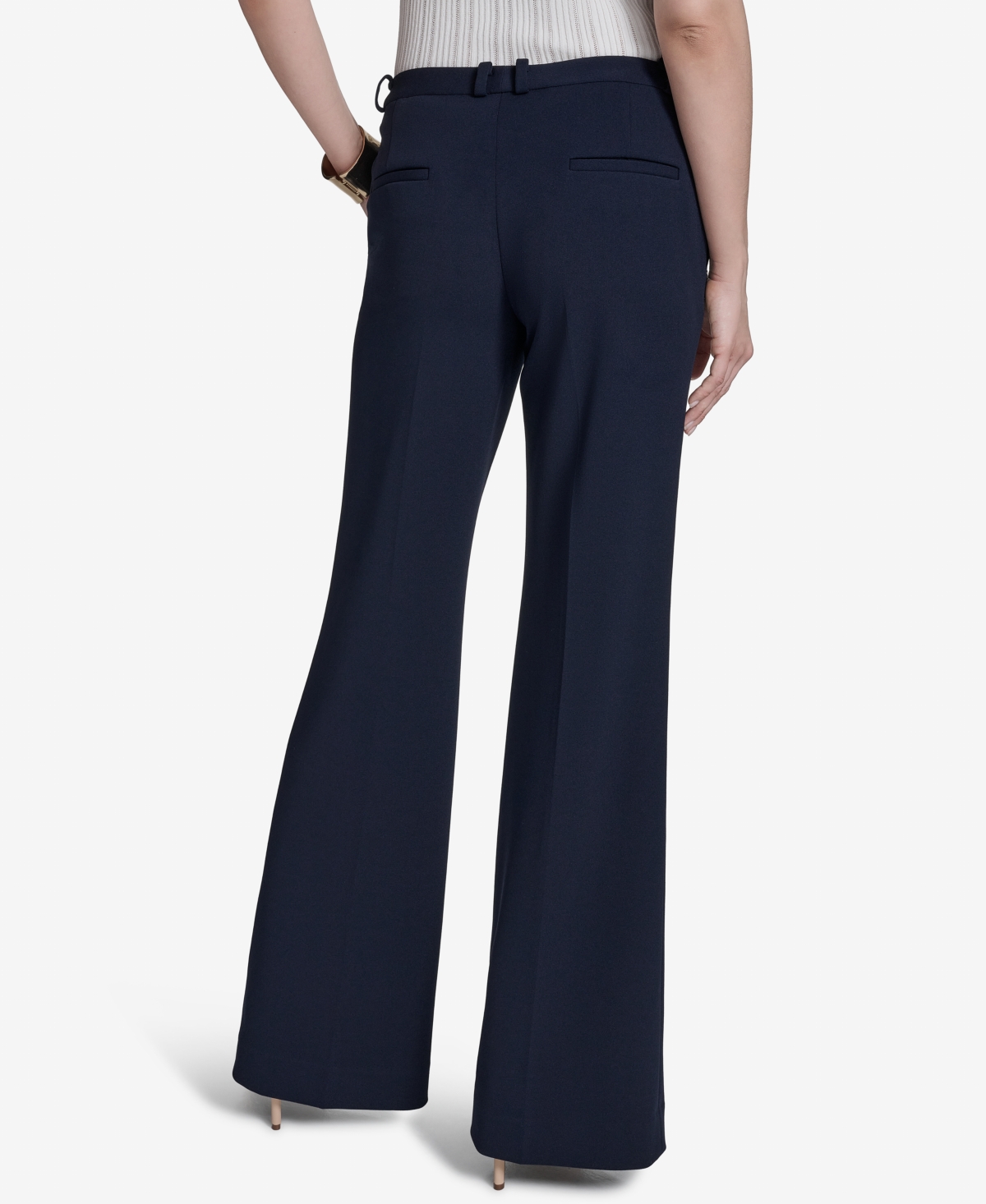HALSTON WOMEN'S FRONT SLASH POCKET PANT 