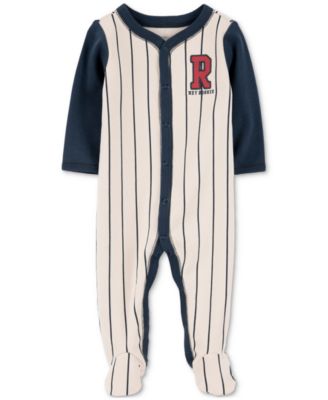 Carter's - Baby Boys Cotton Baseball Rookie Sleep & Play Pajamas