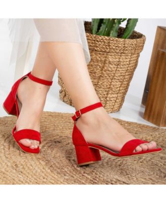 Iva Low Block Heel Sandals