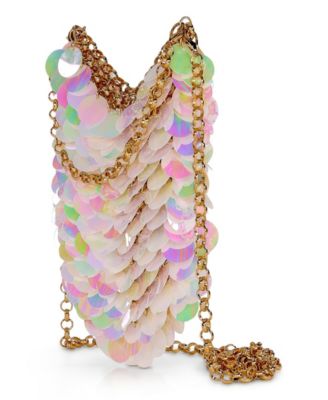 Woman's Nori AB Sequin Mini Pouch Crossbody