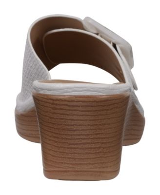 Women's Teri Buckle Wedge Sandals
