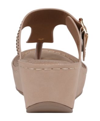 Women's Alani Embellished Thong Wedge Sandals