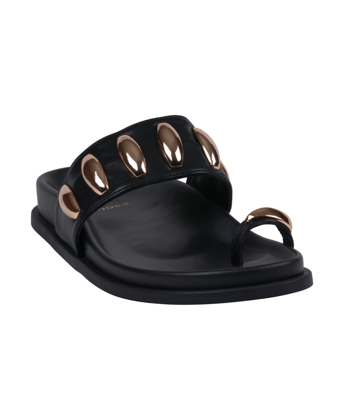 Women's Sonya Toe Ring Footbed Flat Sandals - White