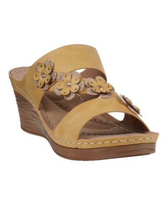 Women's Halia Floral Wedge Sandals