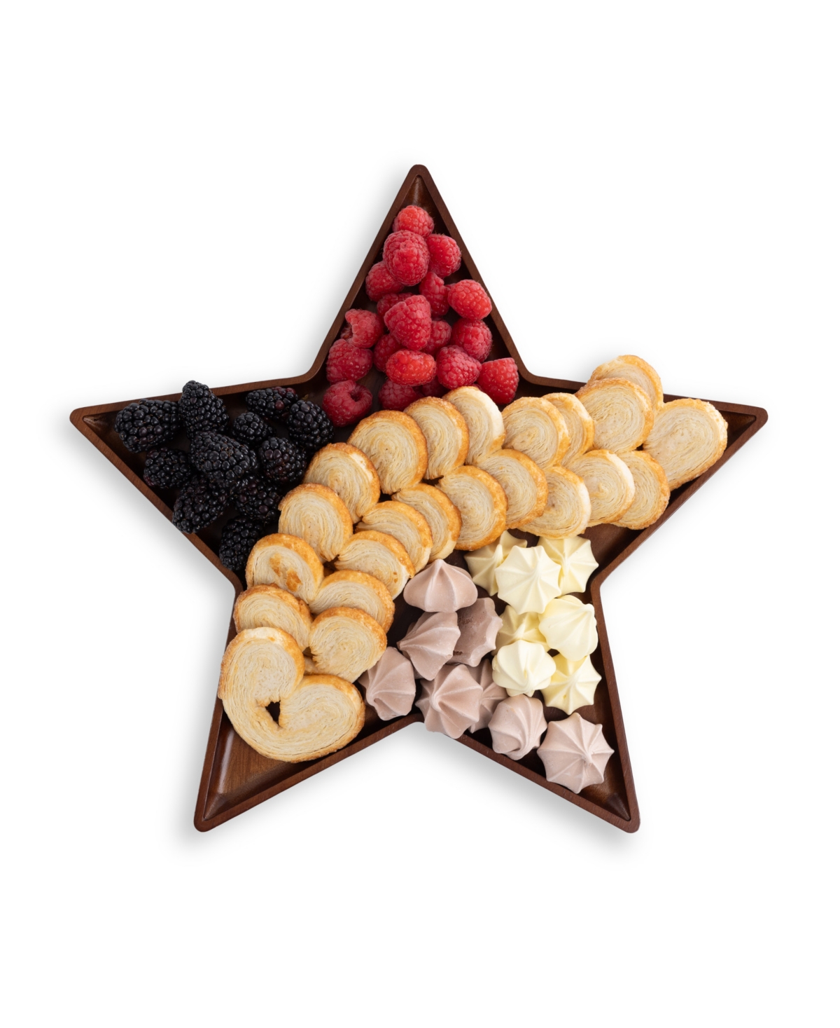 Toscana Star Shaped Serving Tray In Brown