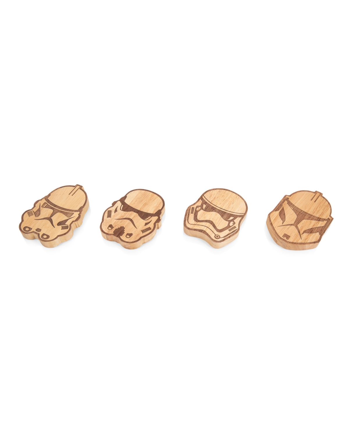 Legacy Star Wars Stormtrooper Coasters With Bottle Openers Set In Brown