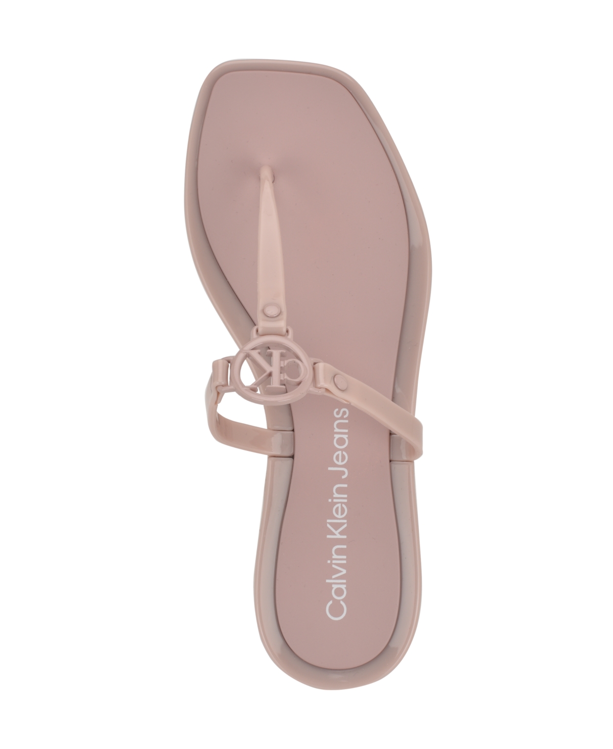 Calvin Klein Edhen Flip Flop In Light Dusty Pink