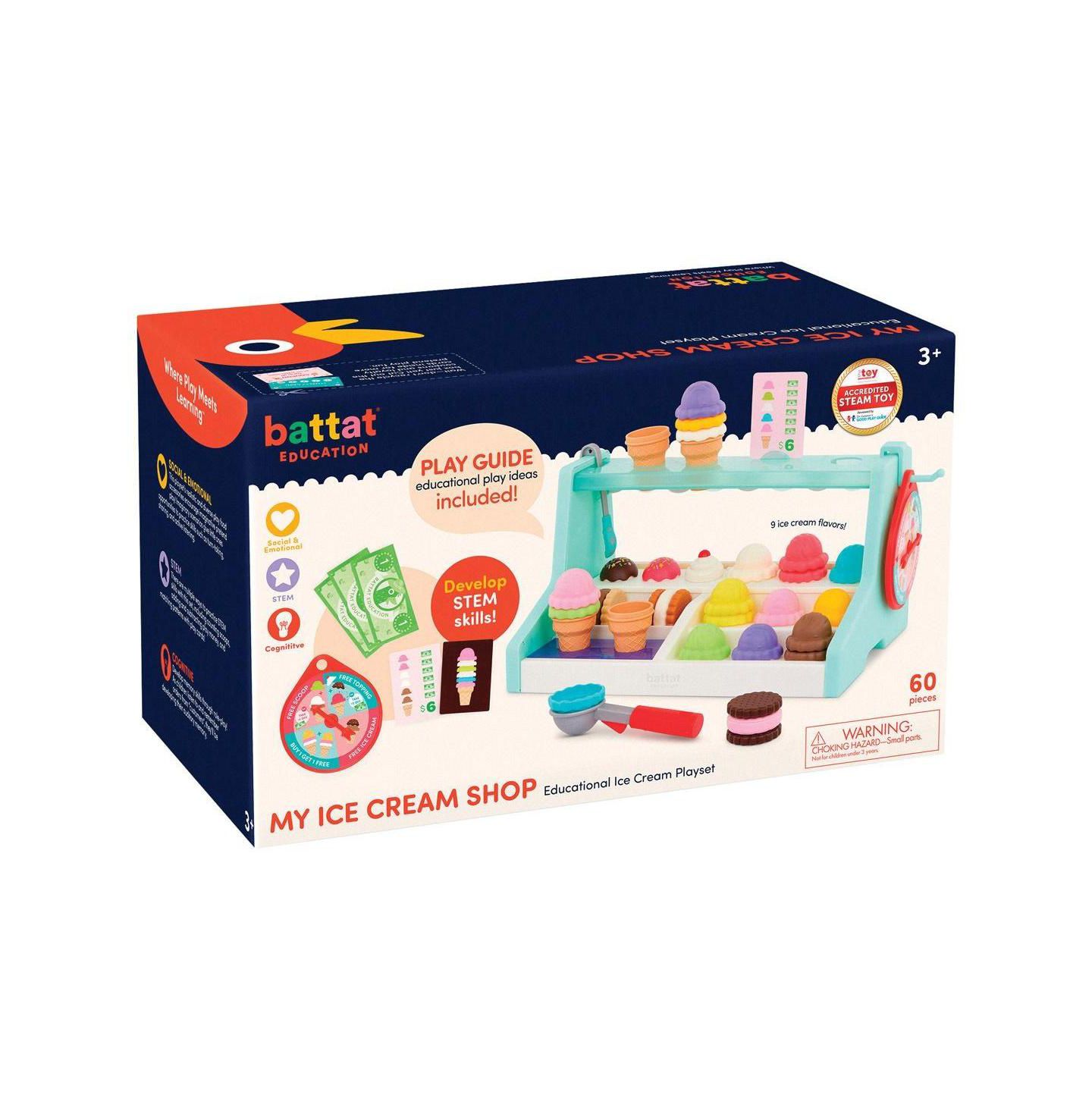 Детская игрушка Battat My Ice Cream Shop Playset, цвет: Разноцветный — фото 5