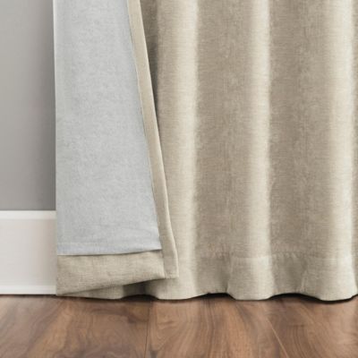 Isidora Velvet Magnetic Closure 100% Blackout Grommet Curtain Panel