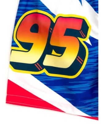 Toddler Boys Pixar Lightning McQueen Swim Trunks Bathing Suit
