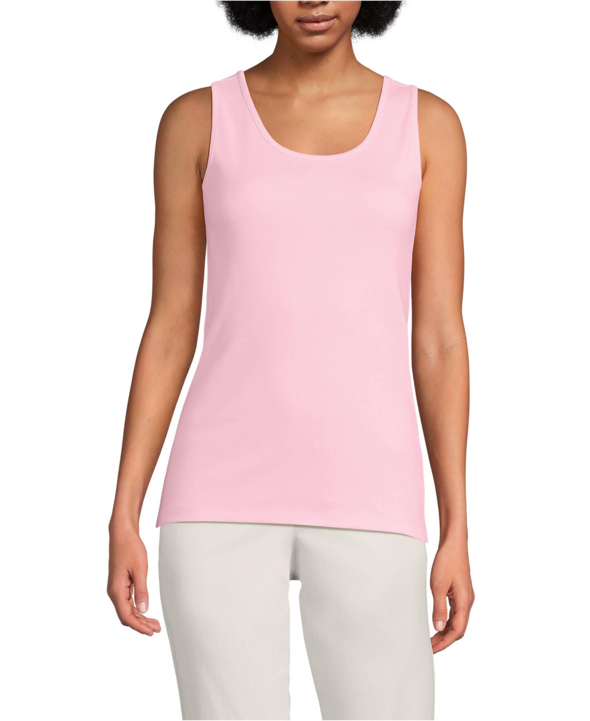 Women's Cotton Tank Top - Radiant navy