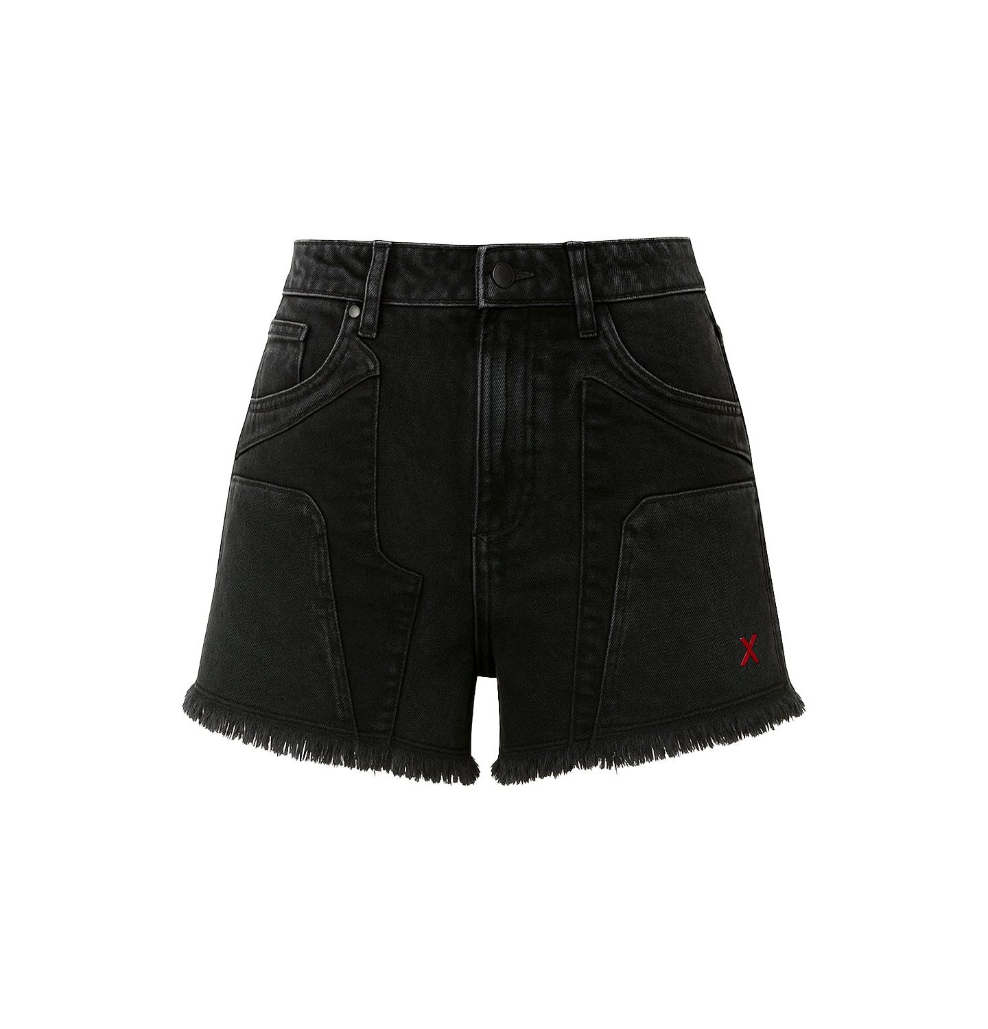 Женские шорты PCFG Boomerang Denim Shorts, цвет: Чёрный — фото 4