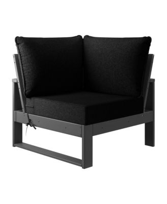 7-Piece Outdoor Modular L-Shaped Corner Patio Sectional Sofa Set