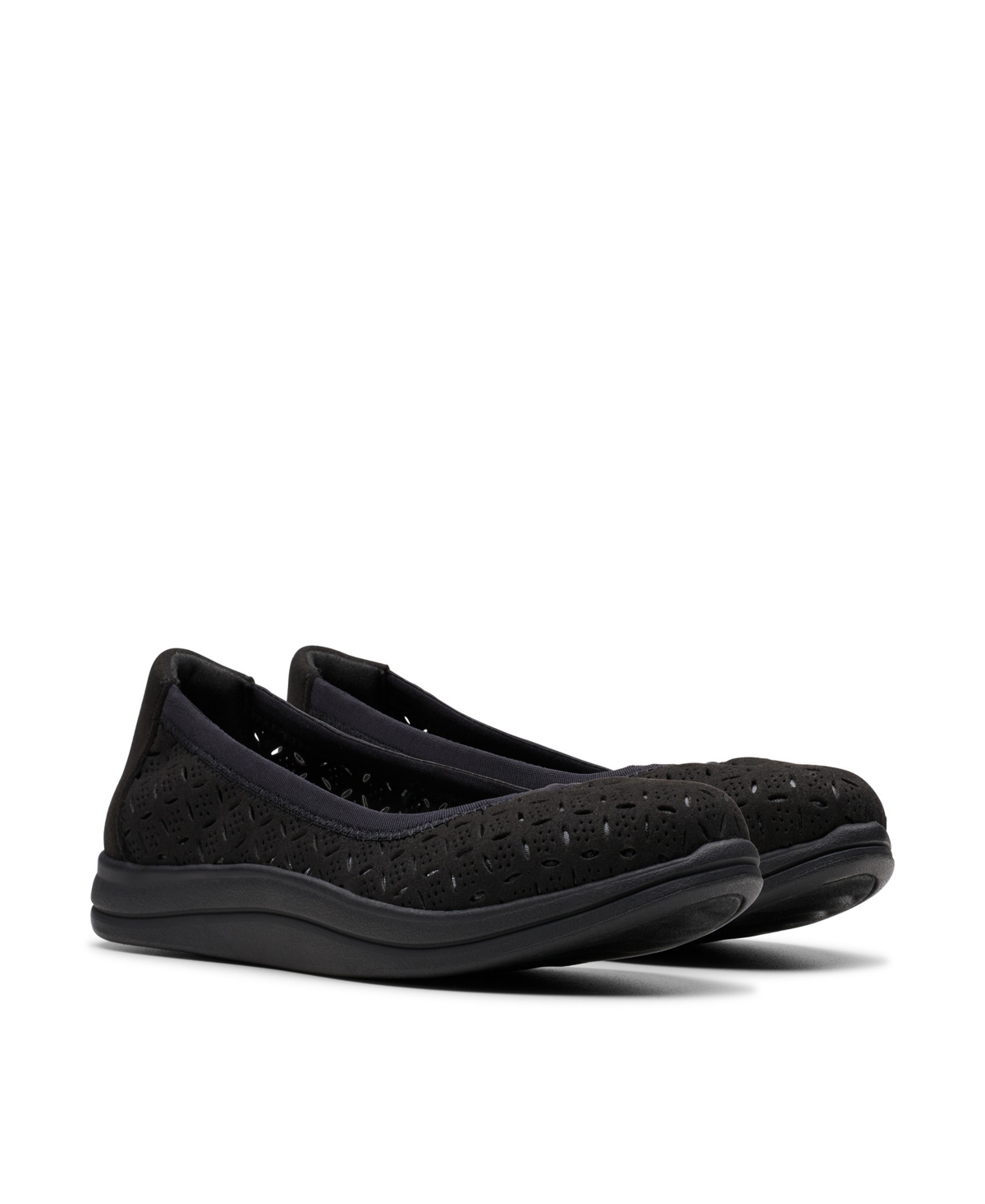 Clarks Breeze Roam In Black,black Textile