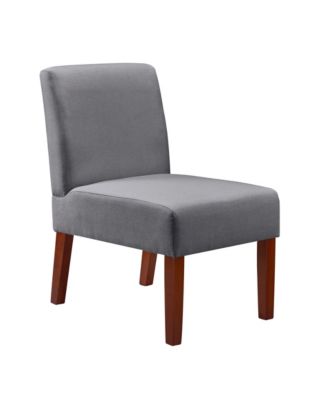 Streamdale Set of 2 Fabric Accent Chairs with Round Wood Table