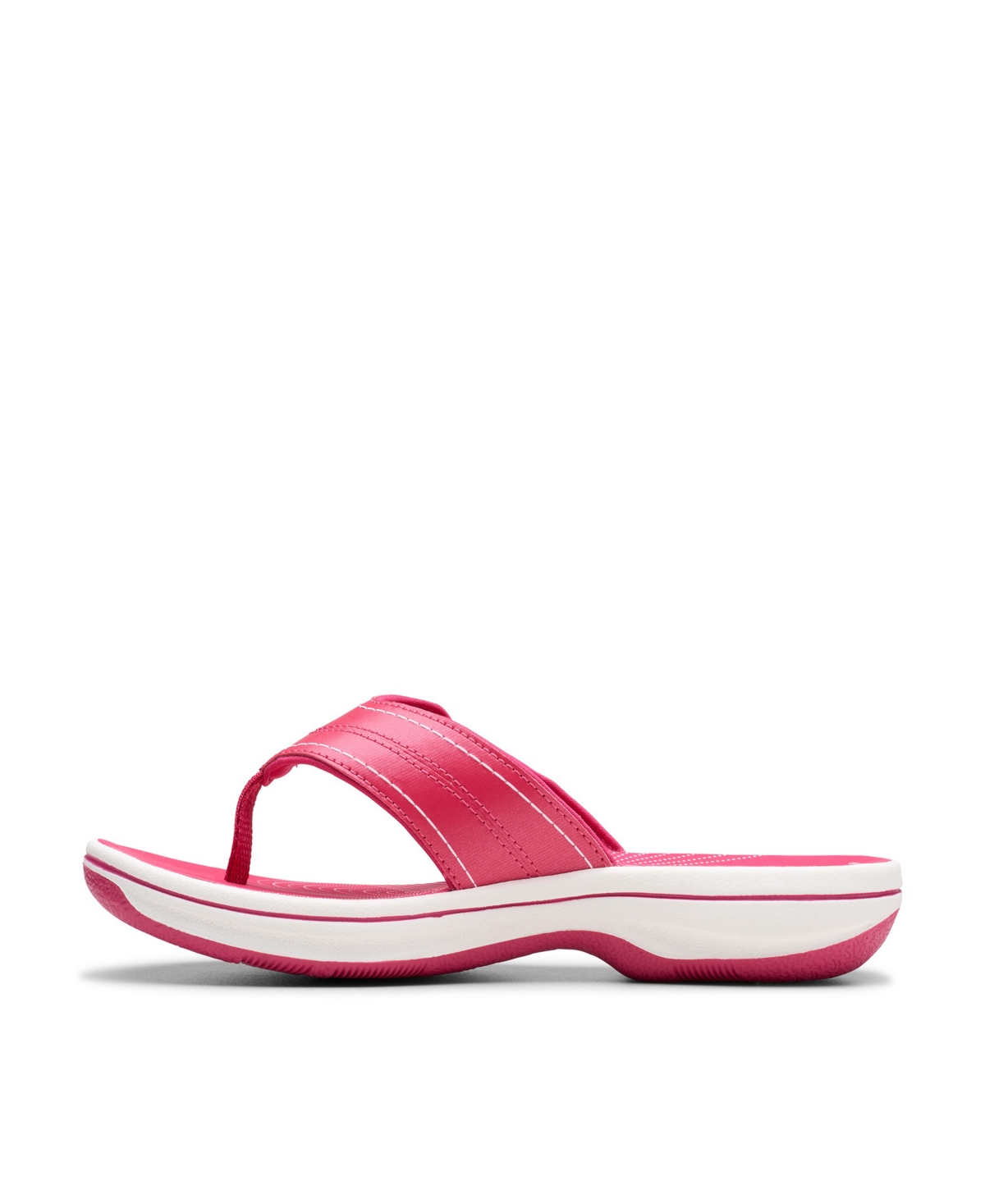 Clarks Cloudsteppers Women's Breeze Reyna H Slip-on Sandals In Raspberry