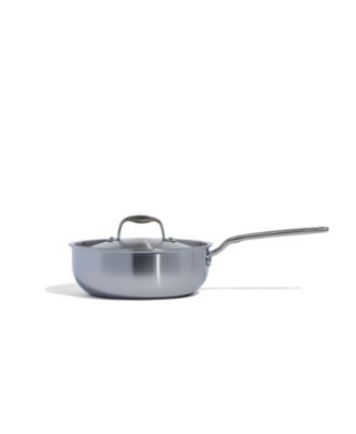 Stainless Steel Clad 3-Quart Saucier with Lid