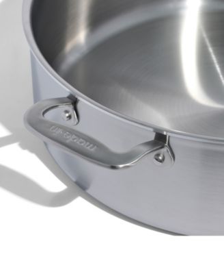 Stainless Steel Clad 10-Quart Rondeau with Lid