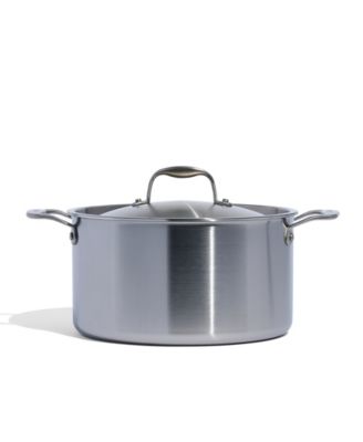Stainless Steel Clad 8-Quart Stock Pot with Lid