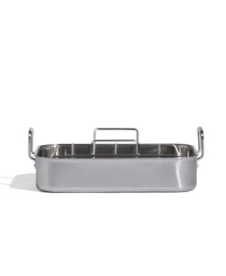 Stainless Steel Clad 17" Roasting Pan