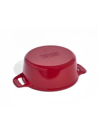 Enameled Cast Iron 5.5-Quarts Round Dutch Oven with Lid