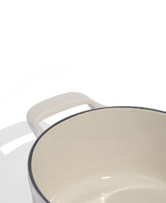 Enameled Cast Iron 2-Quarts Saucepan with Lid