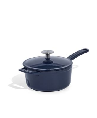 Enameled Cast Iron 2-Quarts Saucepan with Lid