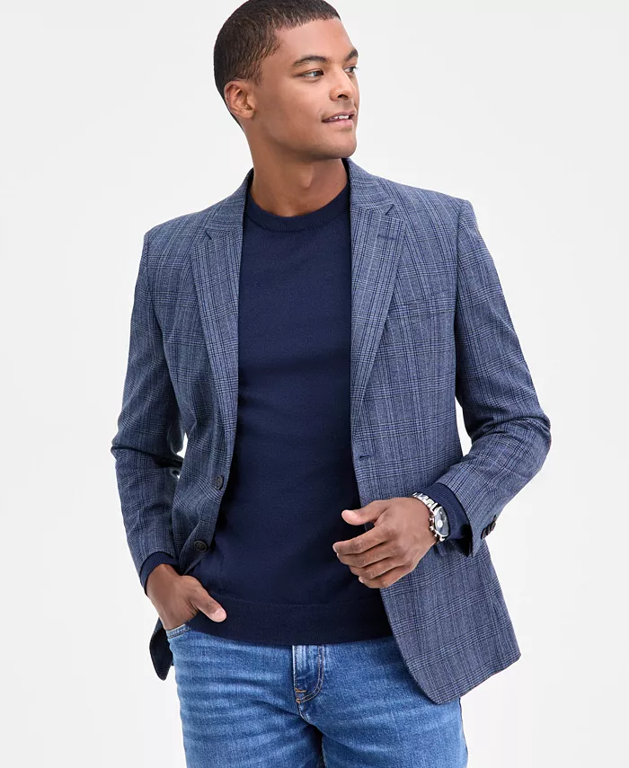 Men's Modern-Fit Stretch Pattern Sport Coat - thumbnail 10