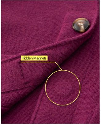 Women's Adaptive Magnetic Button Cardigan