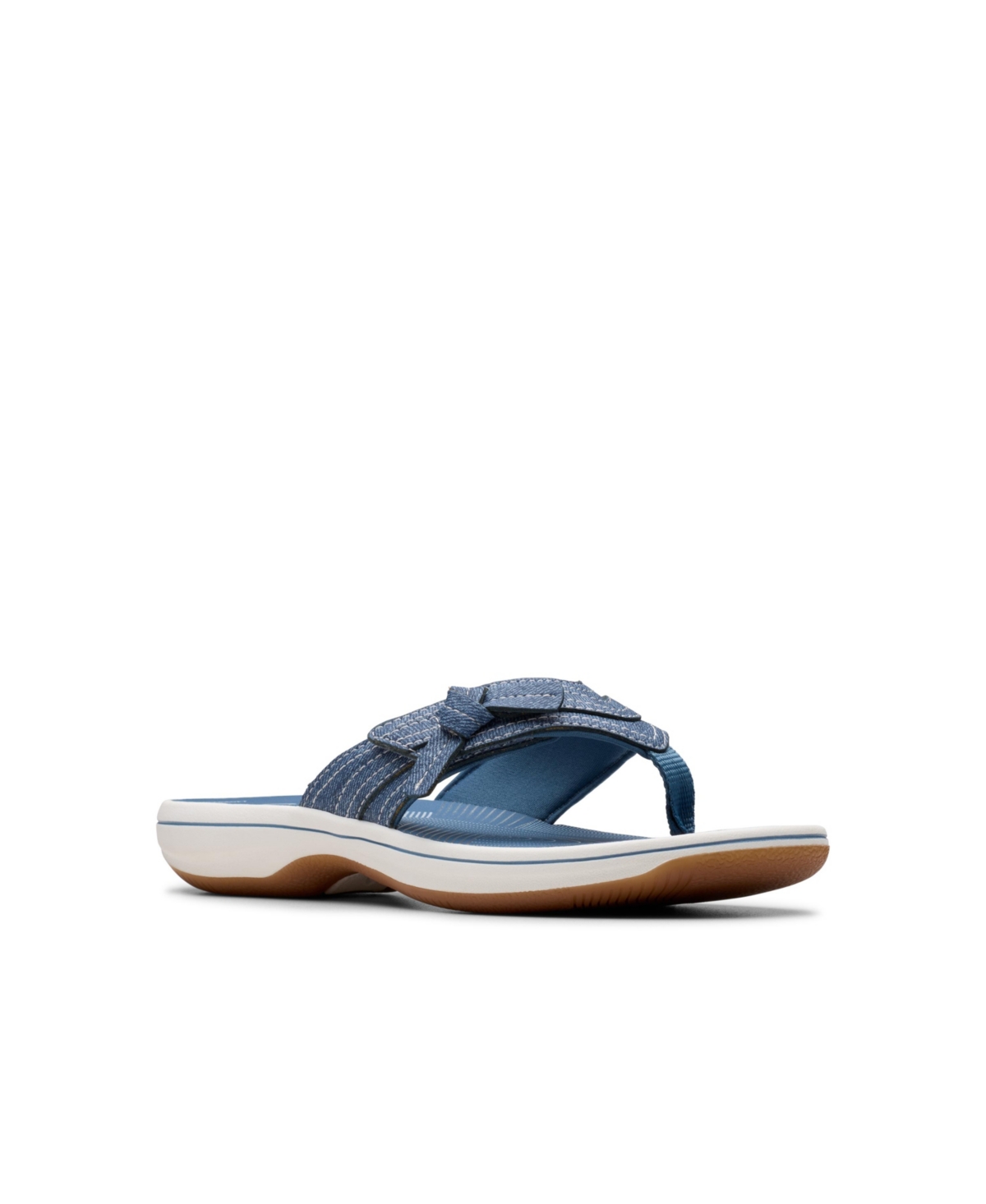 Women's Cloudsteppers Breeze Dalia Rip Tape Sandals - Dark Denim Synthetic